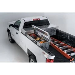 Husky 46.8 In. Aluminum Lo-Side Side Mount Truck Tool Box -Husky Tools Shop husky side truck tool boxes 102300 9 01 fa 1000