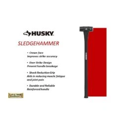 Husky 10 Lb. Sledgehammer With 34 In. Fiberglass Handle -Husky Tools Shop husky sledge hammers hd sf10lb 1d 1000