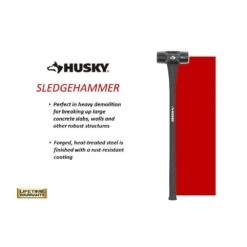 Husky 16 Lb. Sledgehammer With 34 In. Fiberglass Handle -Husky Tools Shop husky sledge hammers hd sf16lb 40 1000