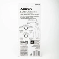 Husky 6 In. And 8 In. Snap Ring Pliers With Cushion Grip (2-Pack) -Husky Tools Shop husky snap ring pliers hsrps68 1f 1000