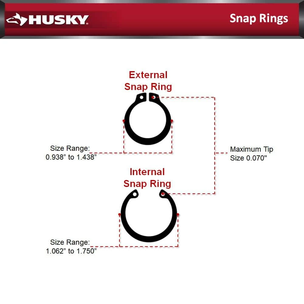 Husky 8 In. Snap Ring Pliers 4 Husky 8 In. Snap Ring Pliers - Image 2