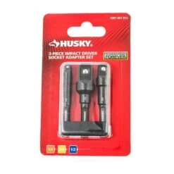 Husky 2.5 In. Impact Socket Adapter Set (3-Piece) -Husky Tools Shop husky socket adapter sets hiskdrapt3pcnn 77 1000