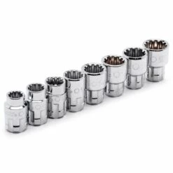 Husky 3/8 In. Drive Universal Pass-Thru Set (28-Piece) -Husky Tools Shop husky socket extension sets huvthru28pc 66 1000