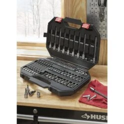 Husky Master Socket And Bit Socket Set (268-Piece) -Husky Tools Shop husky socket sets h268pcmsbs d4 1000