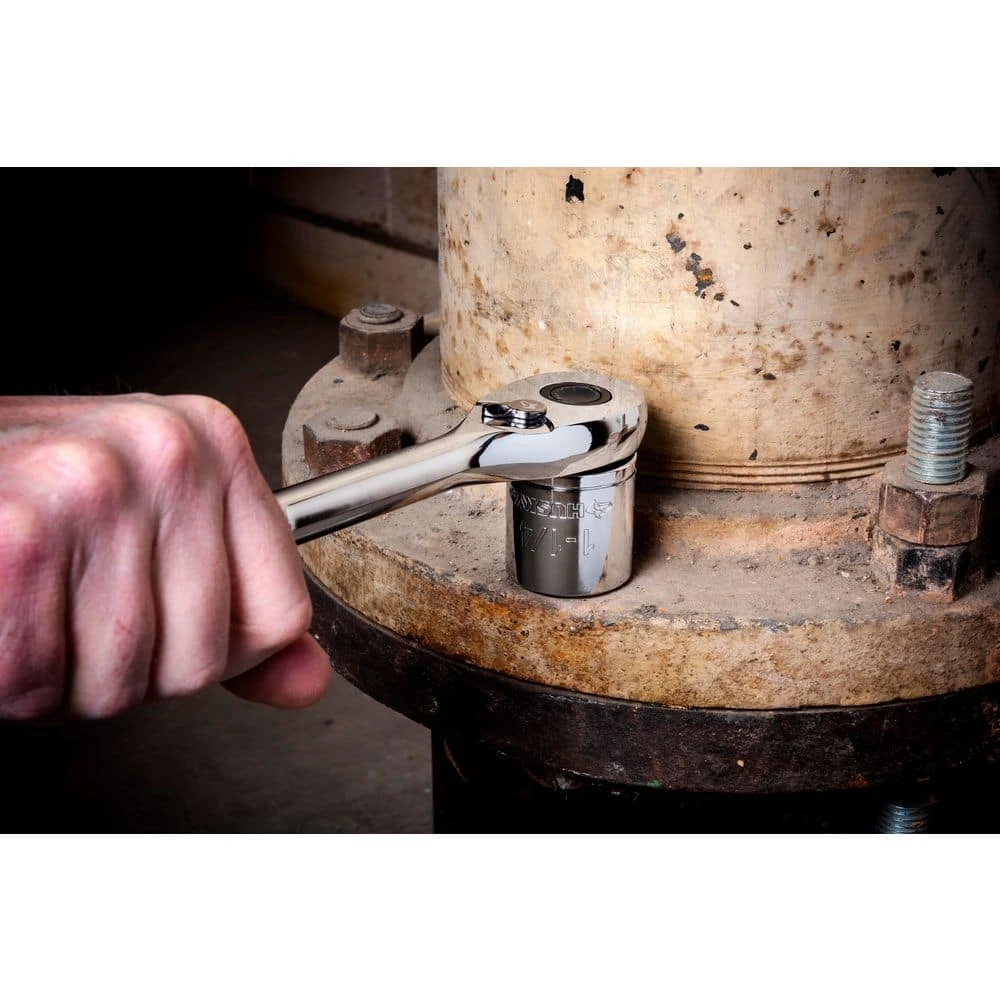 Husky 1/2 In. Drive SAE And Metric Socket Set (52-Piece) 7 Husky 1/2 In. Drive SAE And Metric Socket Set (52-Piece) - Image 5