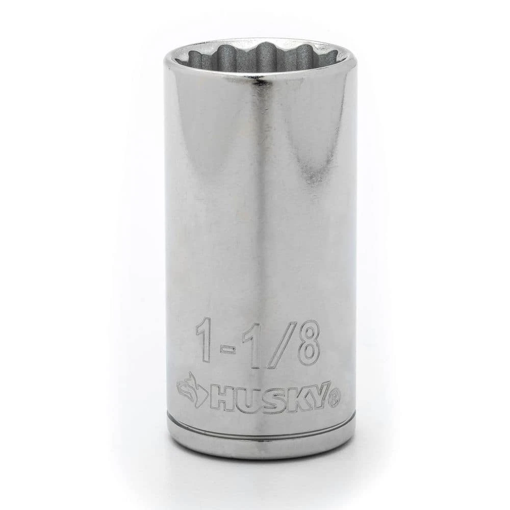 Husky 1/2 In. Drive SAE And Metric Socket Set (52-Piece) 5 Husky 1/2 In. Drive SAE And Metric Socket Set (52-Piece) - Image 3