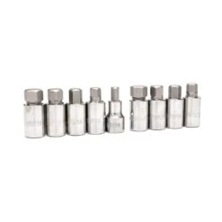 Husky 1/2 In. Drive Hex Bit Socket Set (9-Piece) -Husky Tools Shop husky socket sets h2dhex9pc 4f 1000