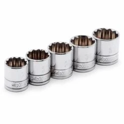 Husky 1/2 In. Drive Metric Large Socket Set (5-Piece) -Husky Tools Shop husky socket sets h2dmm5pc 76 1000