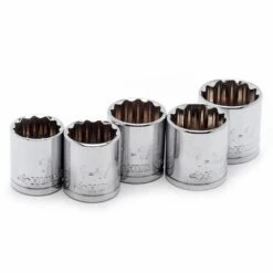 Husky 1/2 In. Drive SAE Large Socket Set (5-Piece) -Husky Tools Shop husky socket sets h2dsae5pc 44 1000