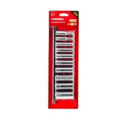 Husky 3/8 In. Drive Deep SAE Socket Set (10-Piece) -Husky Tools Shop husky socket sets h3ddpsae10pcsr 66 1000