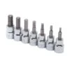 Husky 3/8 In. Drive SAE Hex Bit Socket Set (7-Piece) -Husky Tools Shop husky socket sets h3dsae7pchbssr 64 1000