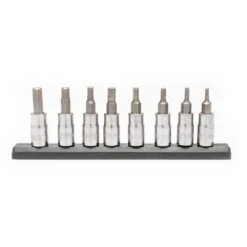 Husky 1/4 In. Drive SAE Hex Bit Socket Set (8-Piece) -Husky Tools Shop husky socket sets h4dsaehex8pc c3 1000