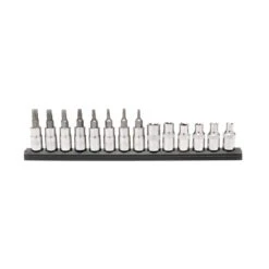 Husky 1/4 In. Drive Torx Bit Socket Set (14-Piece) -Husky Tools Shop husky socket sets h4dtorx14pc c3 1000
