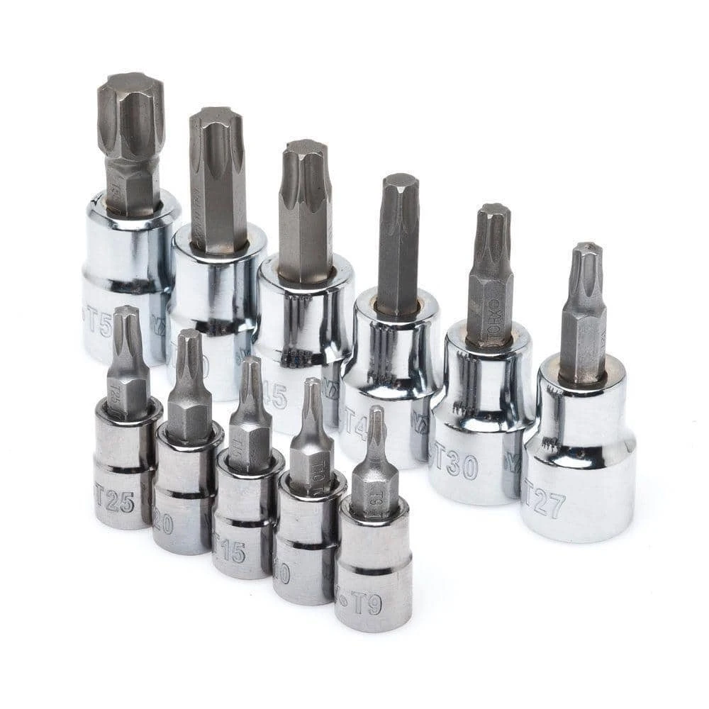 Husky 1/4 And 3/8 In. Drive Torx Bit Socket Set (11-Piece) 3 Husky 1/4 And 3/8 In. Drive Torx Bit Socket Set (11-Piece)