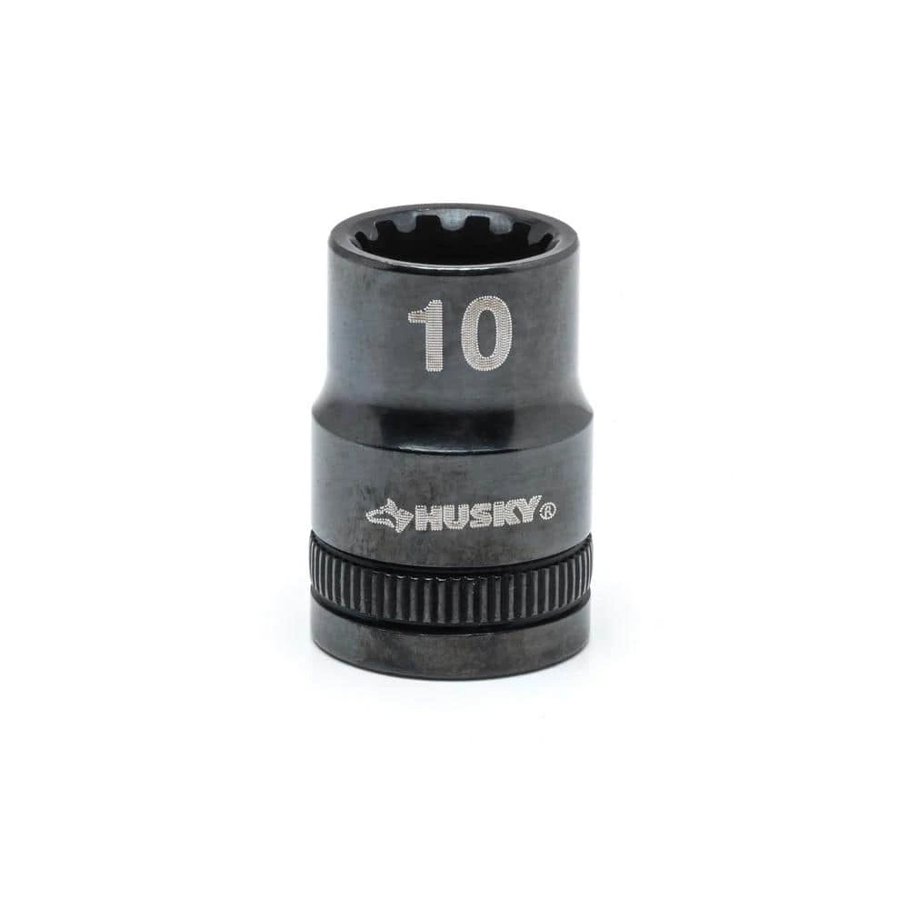 Husky 3/8 In. Drive 10 Mm Knurl Grip Universal Socket 3 Husky 3/8 In. Drive 10 Mm Knurl Grip Universal Socket