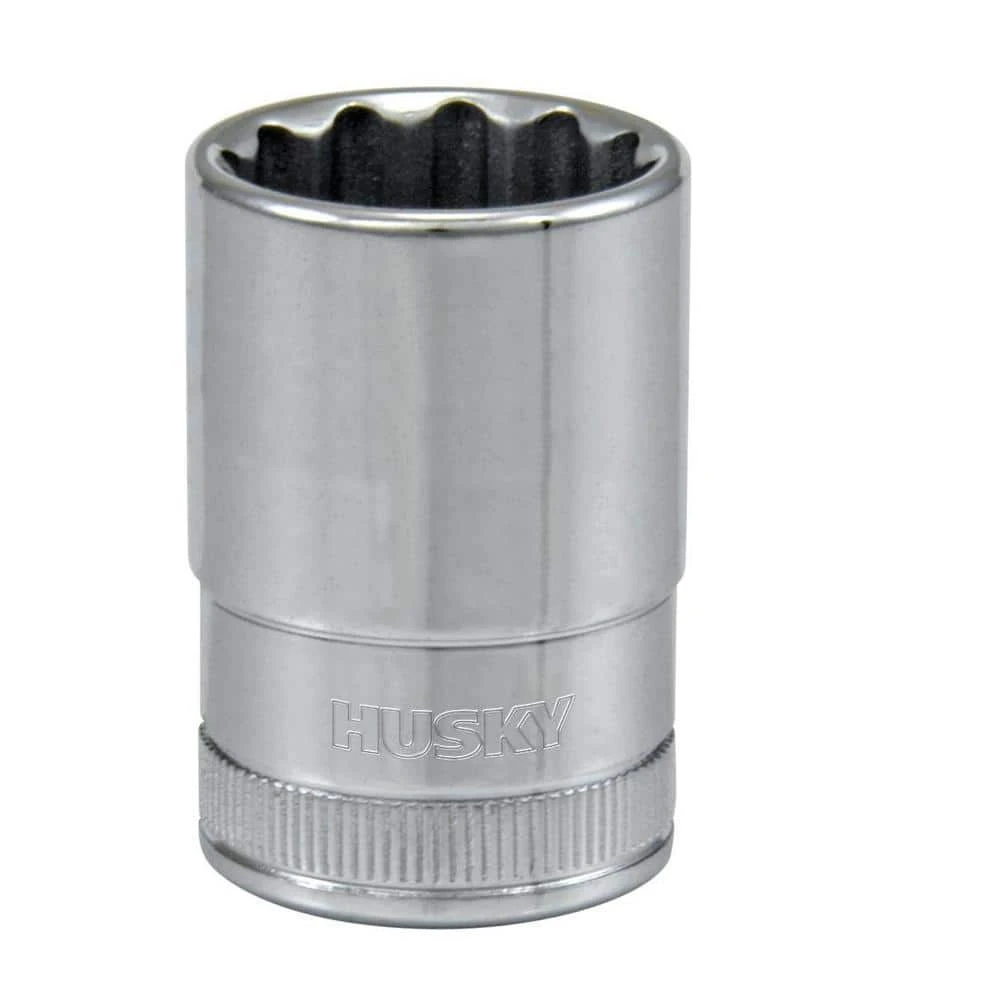 Husky 1/2 In. Drive 20 Mm 12-Point Metric Standard Socket 3 Husky 1/2 In. Drive 20 Mm 12-Point Metric Standard Socket
