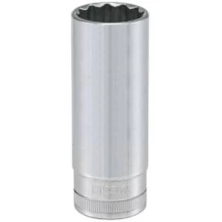 Husky 1/2 In. Drive 21 Mm 12-Point Metric Deep Socket