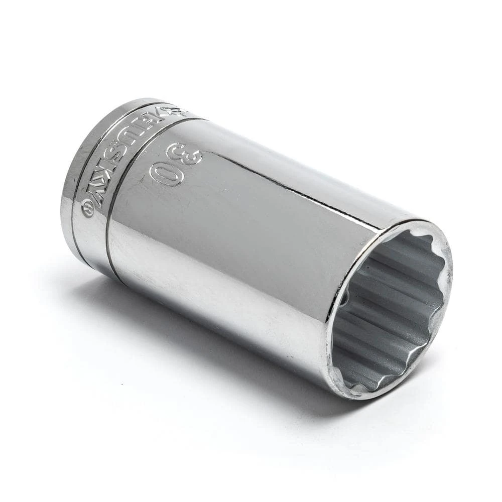 Husky 1/2" Drive 12 Point Deep Metric Socket 30mm 4 Husky 1/2" Drive 12 Point Deep Metric Socket 30mm - Image 2