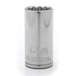 Husky 1/2 In. Drive Deep 1-1/8 In. Socket (12-Point)