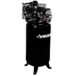 Husky 80 Gal. 3-Cylinder Single Stage Electric Air Compressor -Husky Tools Shop husky stationary air compressors c801h c3 1000