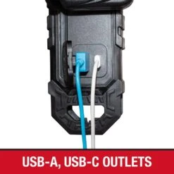 Husky 8 Ft. 14/3 Heavy Duty 6-Outlet 2100 Joule Surge Protector, Black -Husky Tools Shop husky surge protectors ylpt 154 1f 1000