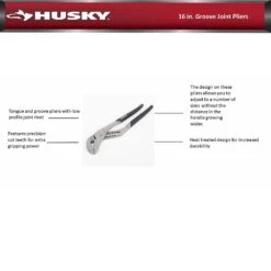 Husky 16 In. Groove Joint Pliers -Husky Tools Shop husky tongue groove pliers 90144 76 1000