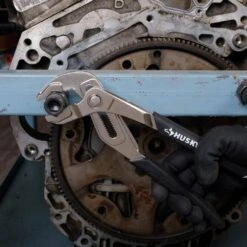 Husky 12 In. Groove Pliers With Quick Adjusting Curved Jaw -Husky Tools Shop husky tongue groove pliers 90921 1f 1000