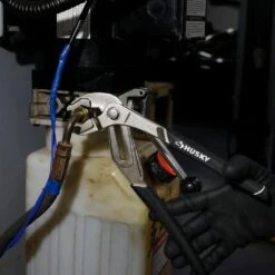 Husky 12 In. Groove Pliers With Quick Adjusting Curved Jaw -Husky Tools Shop husky tongue groove pliers 90921 44 1000