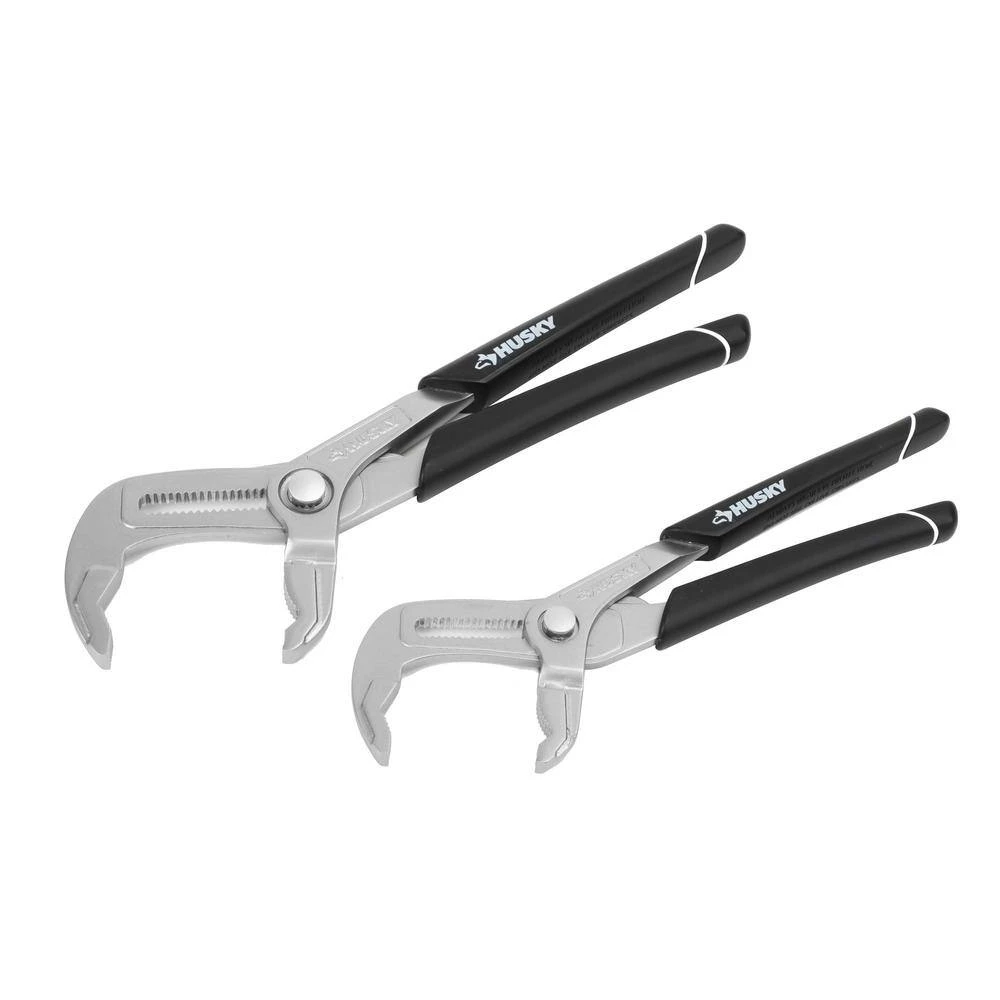 Husky Quick Adjusting Max Jaw Groove Joint Pliers (2-Piece) 5 Husky Quick Adjusting Max Jaw Groove Joint Pliers (2-Piece) - Image 3