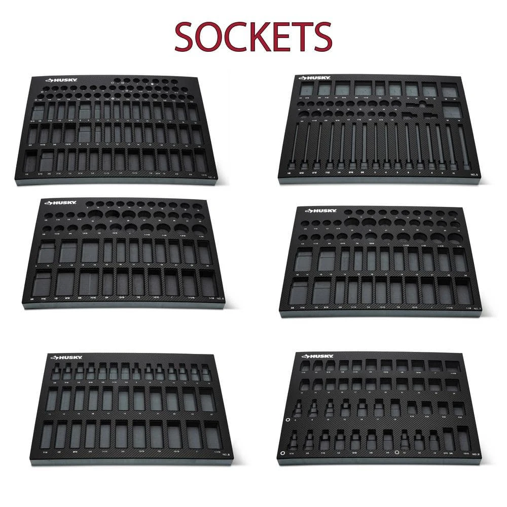 Husky EVA Foam Storage Trays For 1,025-Piece Tool Set (19-Trays) 6 Husky EVA Foam Storage Trays For 1,025-Piece Tool Set (19-Trays) - Image 4