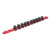 Husky 1/2 In. Drive Socket Rail (10-Sockets) -Husky Tools Shop husky tool accessories h2drailmp 02 64 1000
