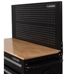 Husky 46 In. Black Steel Pegboard Attachment -Husky Tools Shop husky tool storage accessories h46pegboard 66 1000