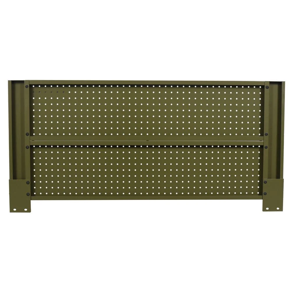 Husky 46 In. Gloss Army Green Steel Pegboard Attachment 7 Husky 46 In. Gloss Army Green Steel Pegboard Attachment - Image 5