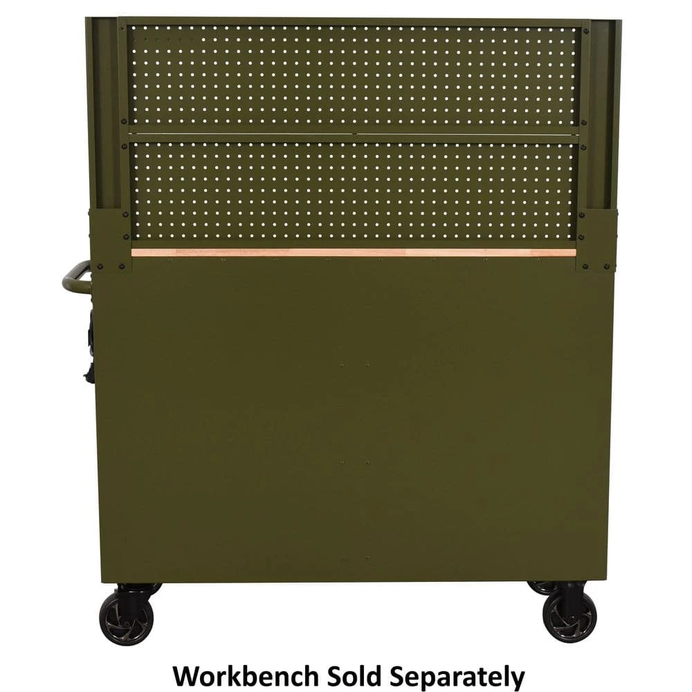 Husky 46 In. Gloss Army Green Steel Pegboard Attachment 8 Husky 46 In. Gloss Army Green Steel Pegboard Attachment - Image 6