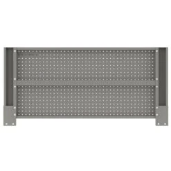 Husky 46 In. Gloss Gray Steel Pegboard Attachment -Husky Tools Shop husky tool storage accessories h46pegboardgry 1d 1000