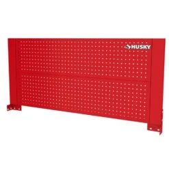 Husky 46 In. Gloss Red Steel Pegboard Attachment