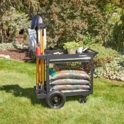 Husky Long Tool Holder For 36 In. All-Terrain Cart 13 Husky Long Tool Holder For 36 In. All-Terrain Cart -Husky Tools Shop husky tool storage accessories longtooltray c3 1000