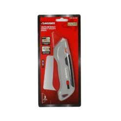 Husky Aluminum Squeeze Safety Utility Knife -Husky Tools Shop husky utility knives 00044 c3 1000