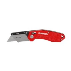 Husky Rapid Lock Utility Knife W/Aluminum And 10 Blades -Husky Tools Shop husky utility knives 00054 c3 1000