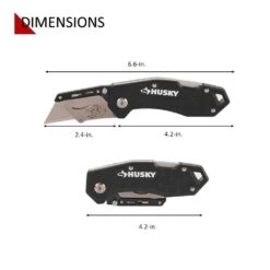 Husky Folding Lock-Back Utility Knife -Husky Tools Shop husky utility knives 00057 fa 1000