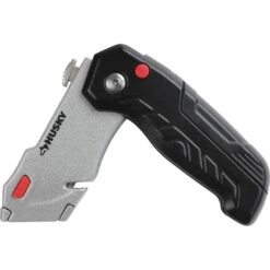Husky Retractable Folding Utility Knife -Husky Tools Shop husky utility knives 99734 4f 1000