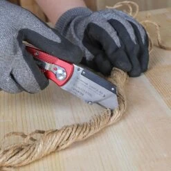 Husky Folding Lock-Back Utility Knife, Red With 10-Blades -Husky Tools Shop husky utility knives 99979 4f 1000