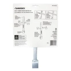 Husky 4-in-1 Combination Water Meter Valve Tool, 10.4 In. Length -Husky Tools Shop husky water meter keys 410 409 0111 4f 1000