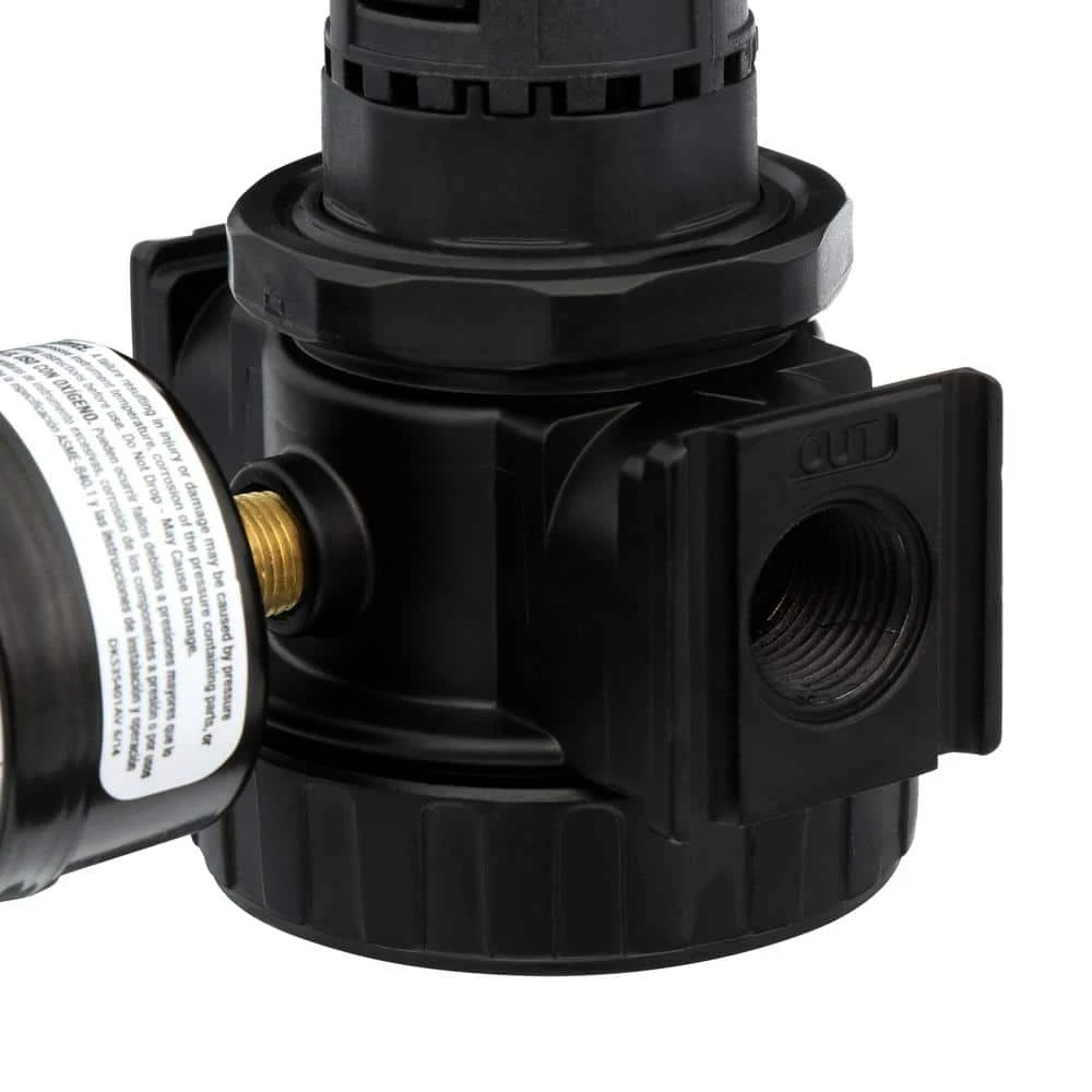 Husky 3/8 In. Regulator With Gauge 6 Husky 3/8 In. Regulator With Gauge - Image 4