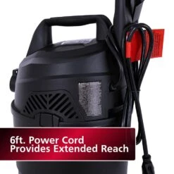 Husky 2.5 Gallon 3.0 Peak HP Wet Dry Vac Shop Vacuum With Locking Hose, Wet Filter, Dry Filter, Crevice And Gulper Nozzles -Husky Tools Shop husky wet dry vacuums at18105p 2 4f 1000