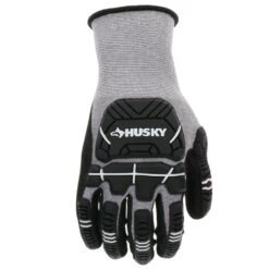Husky X-Large ANSI 2 Cut Level Nitrile Coated Impact Work Glove -Husky Tools Shop husky work gloves hk37130 xlcc9 4f 1000