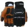 Husky X-Large Grain Goatskin Leather Performance Impact Work Glove With Spandex Back -Husky Tools Shop husky work gloves hk84015 xlcc6 64 1000
