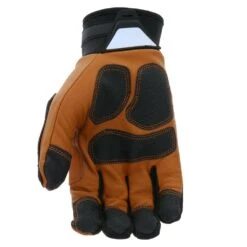 Husky X-Large Grain Goatskin Leather Performance Impact Work Glove With Spandex Back -Husky Tools Shop husky work gloves hk84015 xlcc6 a0 1000