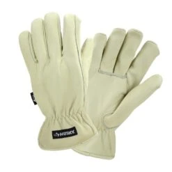 Husky Medium Grain Cowhide Water Resistant Leather Work Glove