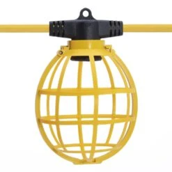 Husky 50 Ft. 5-Socket String Caged Work Lights -Husky Tools Shop husky work lights 10625 05 c3 1000